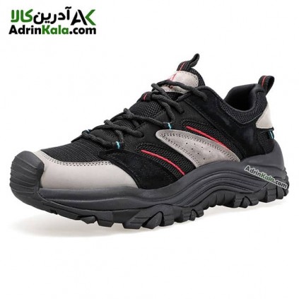 کتانی پیاده روی مردانه هامتو مدل 150459A-2 رنگ مشکی/خاکستری