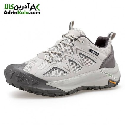 کفش پیاده روی مردانه هامتو مدل 150633A-1 رنگ طوسی روشن