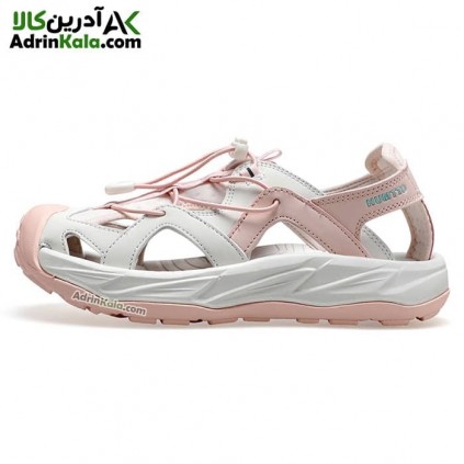 صندل زنانه هامتو مدل 740086B-4 رنگ سفید/صورتی روشن