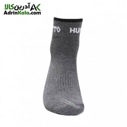 جوراب هامتو ساق کوتاه کد HB202118-2 رنگ خاکستری