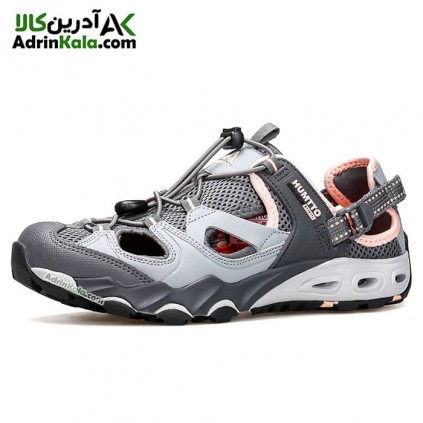 کفش پیاده روی صندل زنانه هامتو مدل 630261B-1 رنگ خاکستری/صورتی روشن