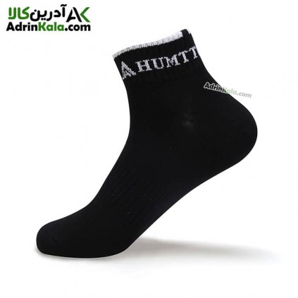 جوراب ساق کوتاه هامتو کد HB202236-1 رنگ مشکی