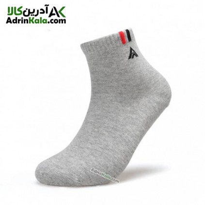 جوراب زنانه هامتو مدل HB202228-2 ساق کوتاه رنگ طوسی