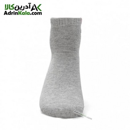 جوراب زنانه هامتو مدل HB202228-2 ساق کوتاه رنگ طوسی