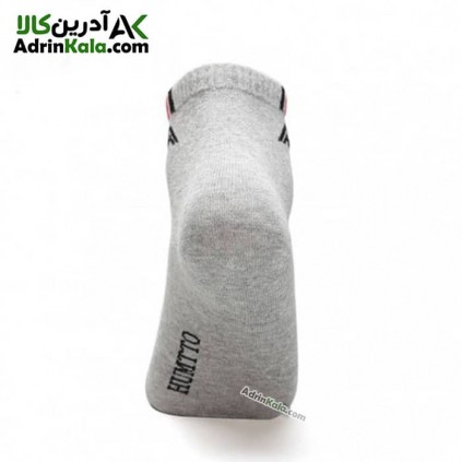 جوراب هامتو زنانه مدل HB202228-2 ساق کوتاه رنگ طوسی