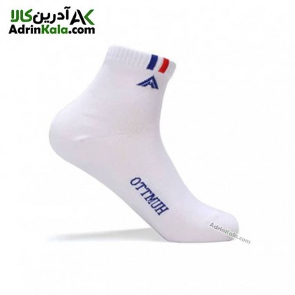 جوراب هامتو مدل HB202228-3 ساق کوتاه رنگ سفید