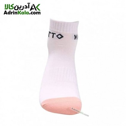 جوراب هامتو مدل HB202120-2 ساق کوتاه رنگ صورتی روشن