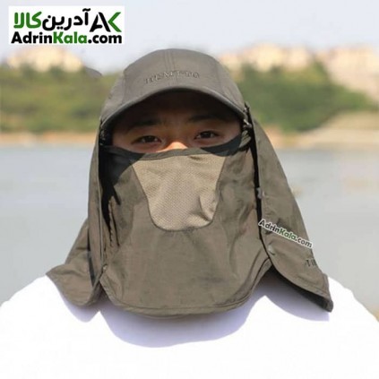 کلاه آفتابگیر زنانه هامتو مدل HB202112-1 رنگ سبز تیره