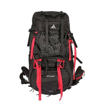 کوله پشتی طبیعتی 75 لیتری هامتو مدل HB202107-2 رنگ مشکی