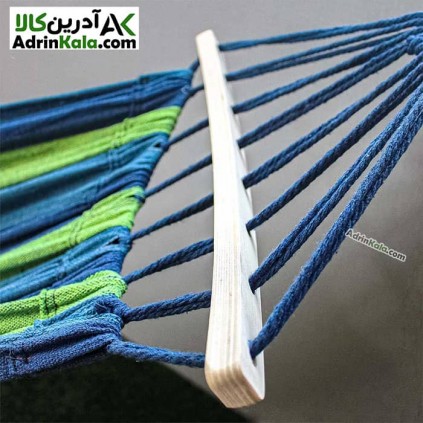 تخت آویز (ننو) کمپینگ یک نفره هامتو مدل HT011F-1 رنگ آبی