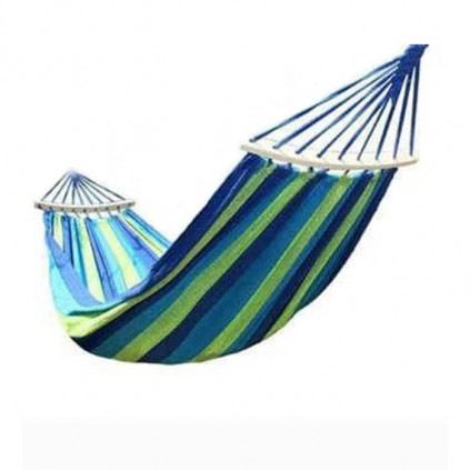 تخت آویز (ننو) مسافرتی یک نفره هامتو مدل HT011F-1 رنگ آبی