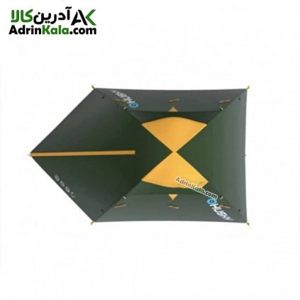 چادر طبیعت گردی 3 نفره هاسکی مدل bird 3 classic رنگ سبز