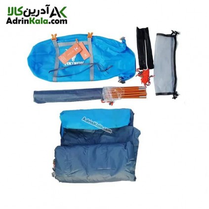 چادر مسافرتی 3-2 نفره کله گاوی مدل PKN-C2001 رنگ آبی