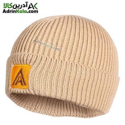 کلاه بافتنی مردانه هامتو مدل humtto HB202121-1 رنگ خاکی