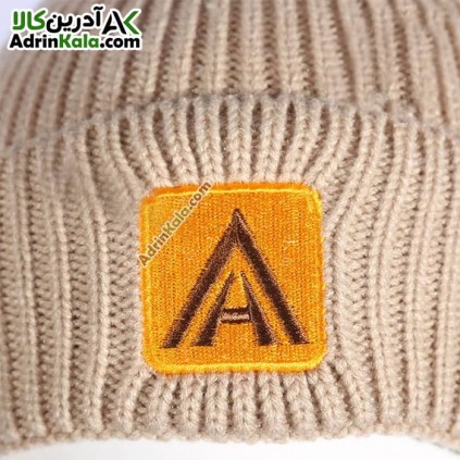 کلاه پاییزه بافتنی هامتو مدل humtto HB202121-1 رنگ خاکی