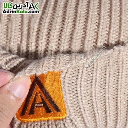 کلاه بافتنی هامتو زنانه مدل humtto HB202121-1 رنگ خاکی