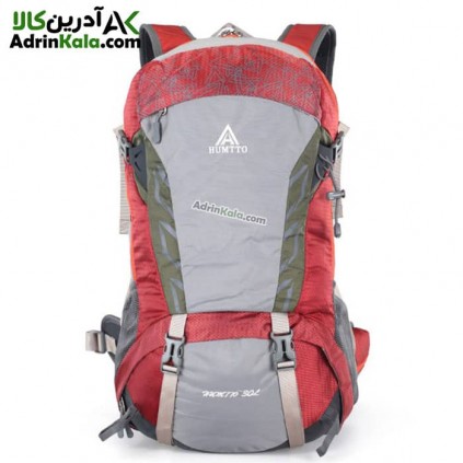 خرید کوله پشتی کوهنوردی 30 لیتری هامتو مدل HB202212-2 رنگ خاکستری/قرمز