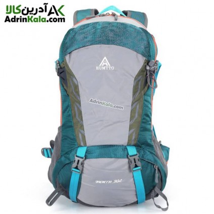 خرید کوله پشتی کوهنوردی 30 لیتری هامتو مدل HB202212-1 رنگ خاکستری/سبز کله غازی