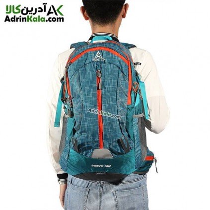 خرید کوله پشتی کوهنوردی 38 لیتری هامتو کد HB202202-2 رنگ سبز فیروزه ای