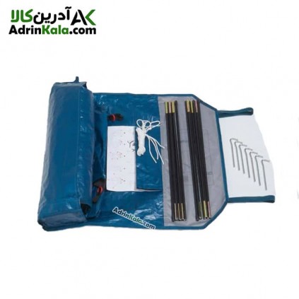 چادر کوهنوردی 2 نفره کچوا مدل MH100 رنگ خاکستری