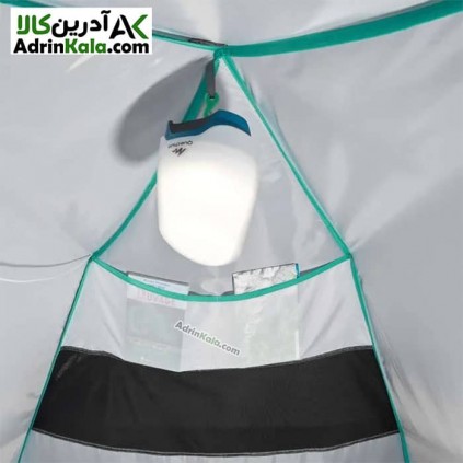 چادر مسافرتی دو پوش 2 نفره کچوا مدل MH100 رنگ خاکستری