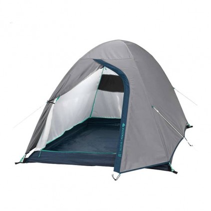 چادر کوهنوردی دو پوش 2 نفره کچوا مدل MH100 رنگ خاکستری