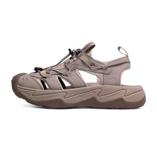 صندل جلو بسته مردانه اسنوهاک مدل Bora SH-1212M رنگ خاکی