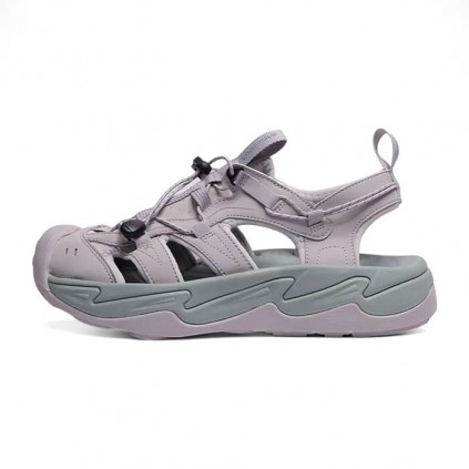 صندل جلو بسته مردانه اسنوهاک مدل Bora SH-1212M رنگ طوسی/سبز