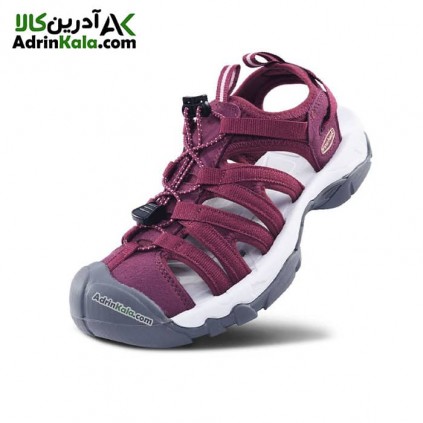 صندل اسنوهاک زنانه مدل Rozhin کدSH-31 رنگ زرشکی