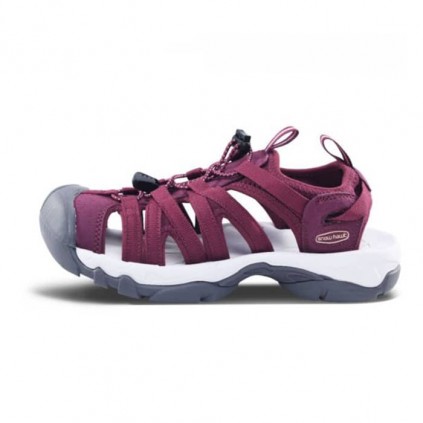 صندل زنانه جلو بسته اسنوهاک مدل Rozhin کدSH-31 رنگ زرشکی