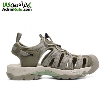 صندل طبیعت گردی زنانه هامتو کد 710442B-5 رنگ سبز زیتونی