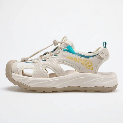 صندل زنانه اسنوهاک کد SN-S1254 رنگ کرم(بژ)/سبزآبی