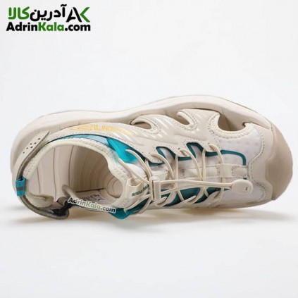 صندل اسنوهاک زنانه مدل Salo کد SN-S1254 رنگ کرم(بژ)/سبزآبی