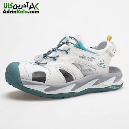 صندل مردانه جلو بسته اسنوهاک کد Capri مدل SN-S1253 رنگ سفید/سبز