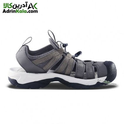 صندل مردانه جلو بسته اسنوهاک مدل Spinas کد SN-255 رنگ طوسی