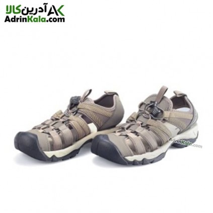 صندل جلو بسته مردانه اسنوهاک اسپیناس کد SN-255 رنگ خاکی