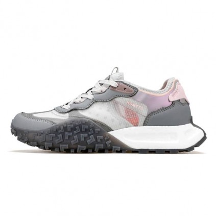 کفش زنانه هامتو کد 350719B-1 رنگ خاکستری/صورتی روشن