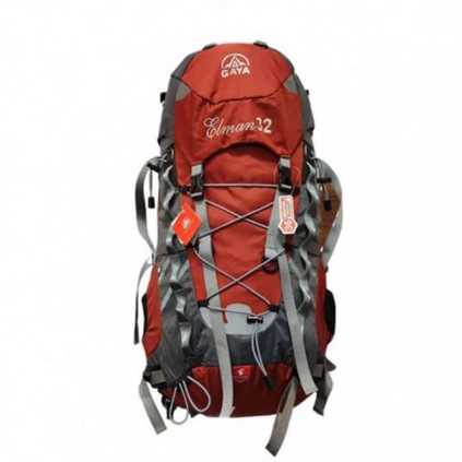 کوله پشتی کوهنوردی قایا 32 لیتری مدل ایلمان رنگ زرشکی