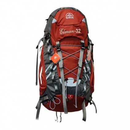 کوله پشتی طبیعت گردی 32+ لیتری قایا مدل ایلمان رنگ زرشکی
