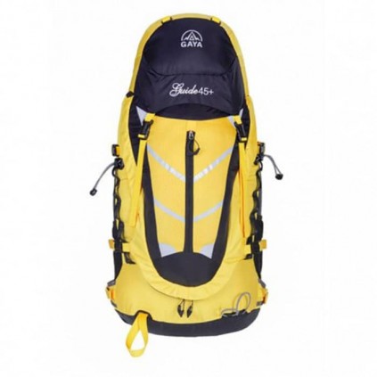 کوله پشتی 45+ لیتر قایا مدل قاید رنگ زرد