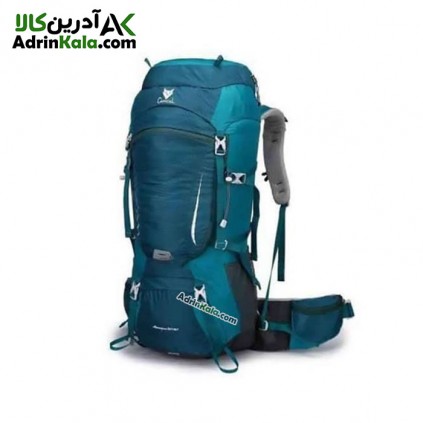 کوله پشتی 55+10 لیتر کاراکال مدل KA-8074 رنگ سبز کله غازی