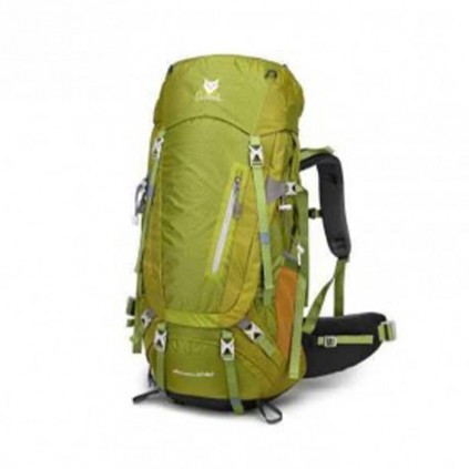 کوله پشتی مسافرتی کاراکال 55+10 لیتری مدل KA-8074 رنگ سبز روشن